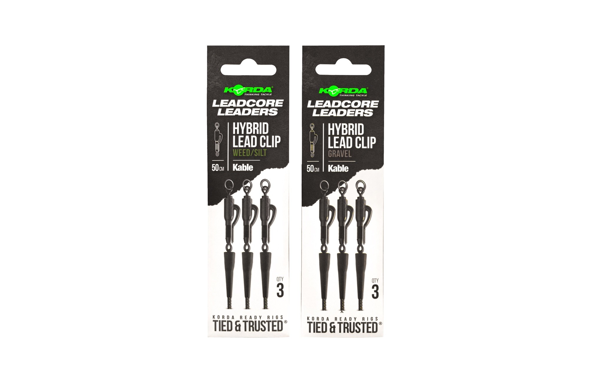 Korda Leadcore Leaders Hybrid Lead clip 50cm
